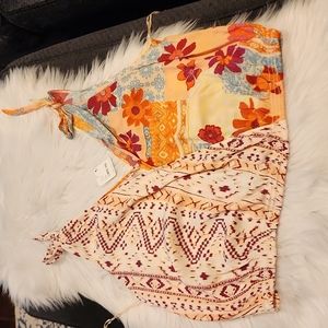 Free People Tropical Combo Tank Top in Size Medium  & Large NWT